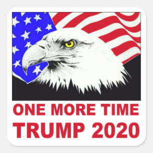 One More Time Trump 2020 Sticker