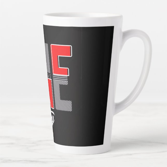 One More Try Latte Mug (Right)