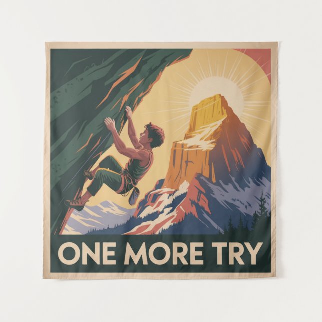 One More Try Tapestry (Front)