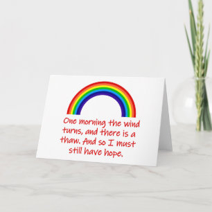 One Morning The Wind Turns  Card