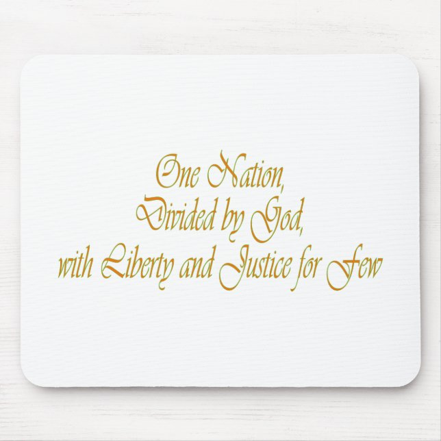 One nation... mouse pad (Front)