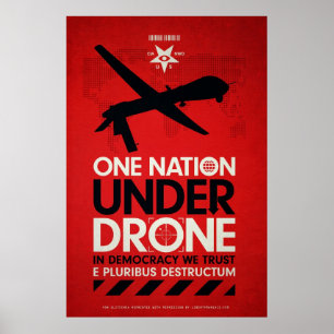 One Nation Under Drones by Von Glitschka Poster
