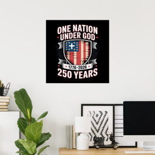 One Nation Under God 1776 2026 Poster