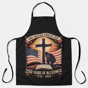 One Nation Under God 250 Years Apron