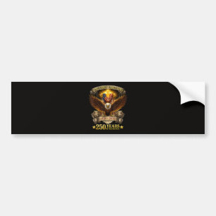 One Nation Under God 250 Years Blessings Bumper Sticker