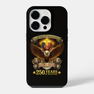 One Nation Under God 250 Years Blessings iPhone 14 Pro Case