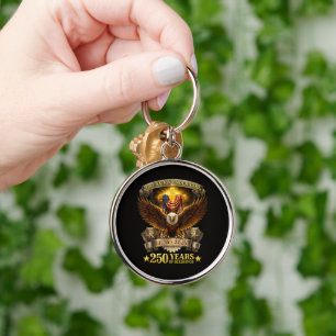 One Nation Under God 250 Years Blessings Key Ring