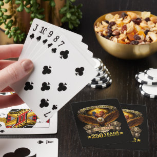 One Nation Under God 250 Years Blessings Playing Cards