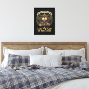 One Nation Under God 250 Years Canvas Print