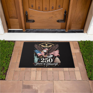 One Nation Under God 250 Years Doormat