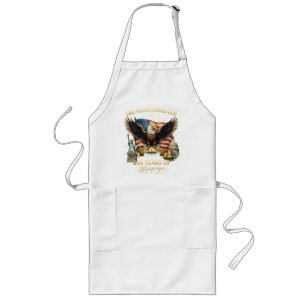 One Nation Under God 250 Years Long Apron