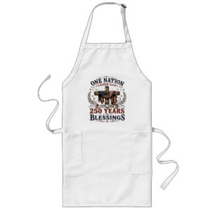 One Nation Under God 250 Years Of Blessings Long Apron