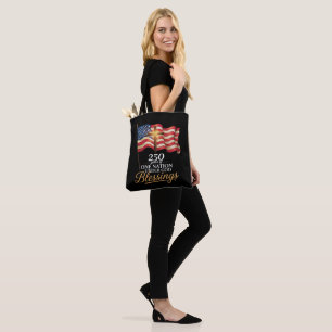 One Nation Under God 250 Years of Blessings Tote Bag