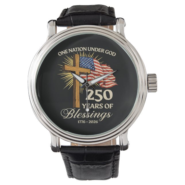 One Nation Under God  250 Years of Blessings Watch (Front)