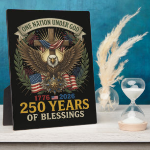 One Nation Under God 250 Years Plaque