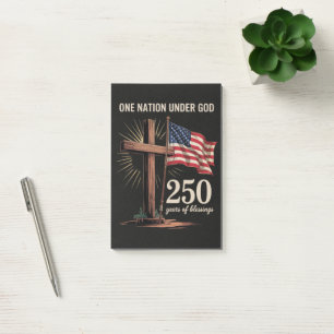 One Nation Under God 250 Years Post-it Notes