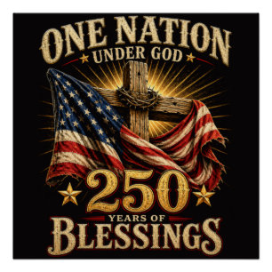 One Nation Under God 250 Years Poster