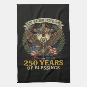 One Nation Under God 250 Years Tea Towel