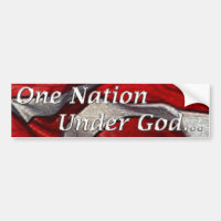 One Nation Under God Bumper Sticker