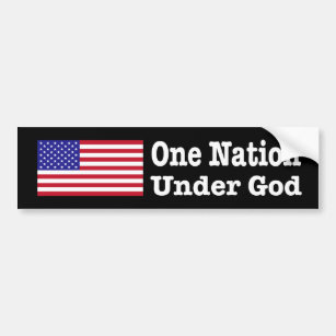 “ONE NATION UNDER GOD” BUMPER STICKER