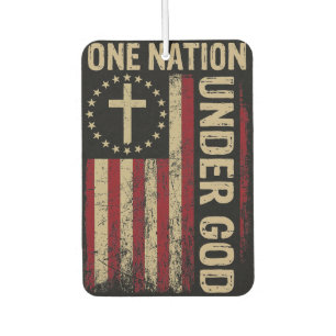 One Nation Under God Car Air Freshener