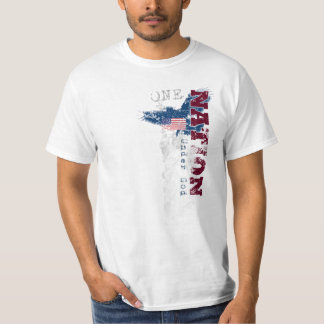One Nation Under God Grunge Style T-Shirt