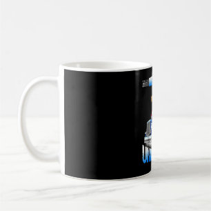 One Nation Under God Jesus Cross USA Flag Truck Ch Coffee Mug