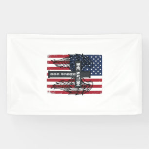 One Nation Under God Patriotic Cross Wings Shirt_1 Banner
