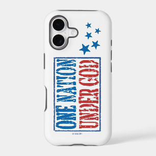 One Nation Under God Red White & Blue iPhone Cases