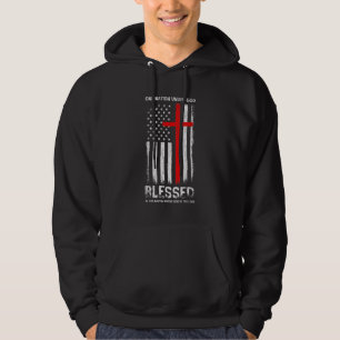 One Nation under God USA Patriot Veteran Hoodie