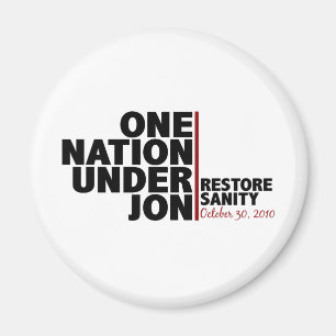one nation under jon (stewart) magnet