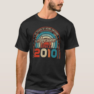 One Of A Kind 12 Birthday Awesome Since 2010 T-Shirt
