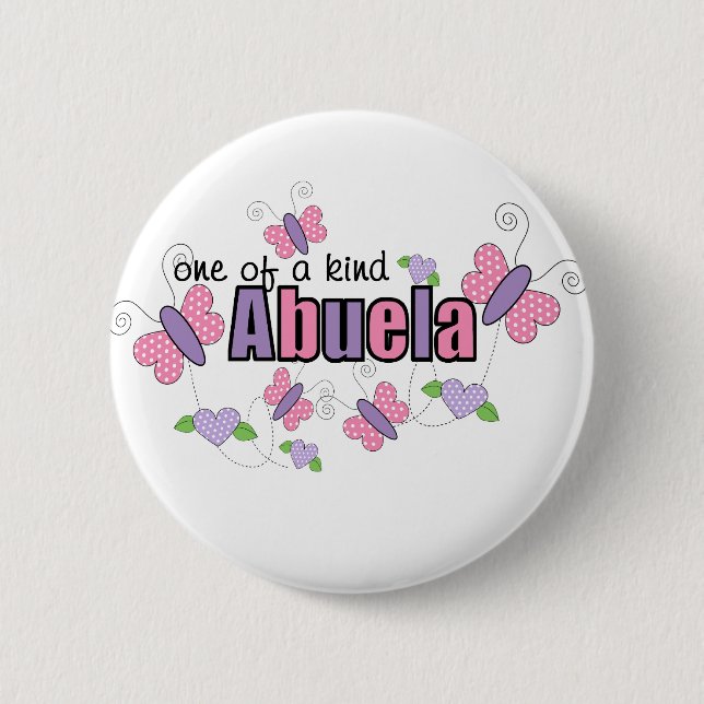 One Of A Kind Abuela 6 Cm Round Badge (Front)