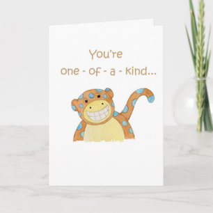 One-of-a-kind card