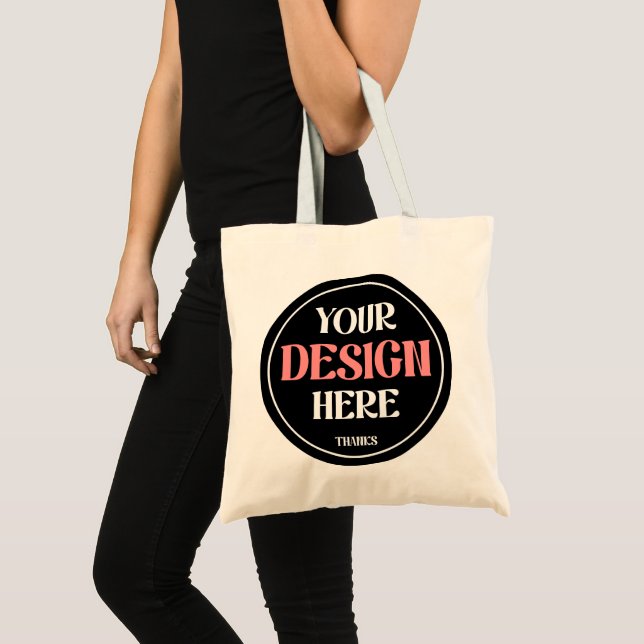 One-of-a-kind, elegant, clean & bold tote bag (Front (Product))