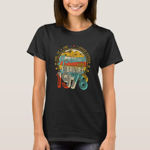 One Of A Kind Limited Edition Awesome Since Februa T-Shirt