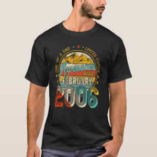 One Of A Kind Limited Edition Awesome Since Februa T-Shirt