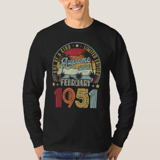 One Of A Kind Limited Edition Awesome Since Februa T-Shirt