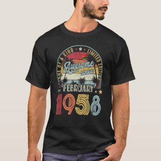 One Of A Kind Limited Edition Awesome Since Februa T-Shirt