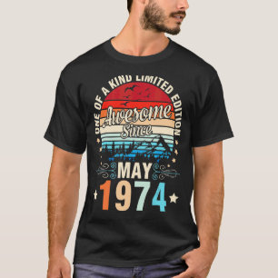 One Of A Kind Ltd Edition 48 Years Awesome Since M T-Shirt