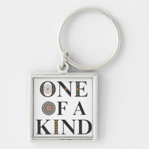 One of a Kind Moroccan Zellige Inspired T-Shirt Key Ring