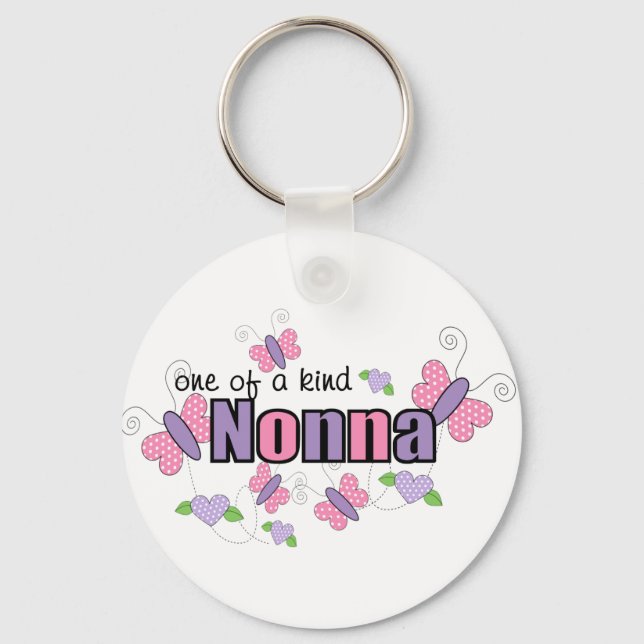 One Of A Kind Nonna Key Ring (Front)