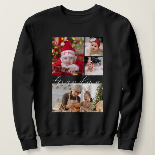 One Of A Kind Photo College Personalised Christmas Sweatshirt