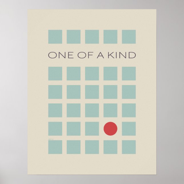 One Of A Kind Poster (Front)