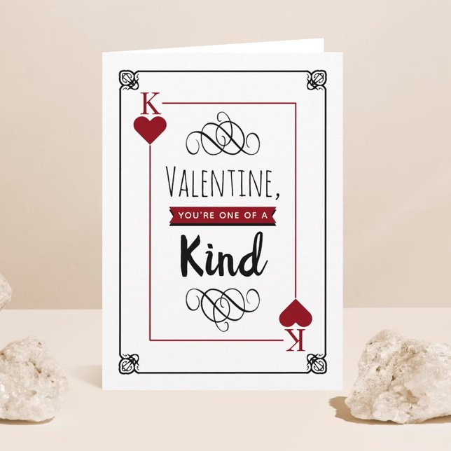 One Of A Kind Valentine's Day Card (Creator Uploaded)