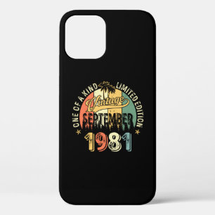 One Of A Kind Vintage September 1981 iPhone 12 Pro Case