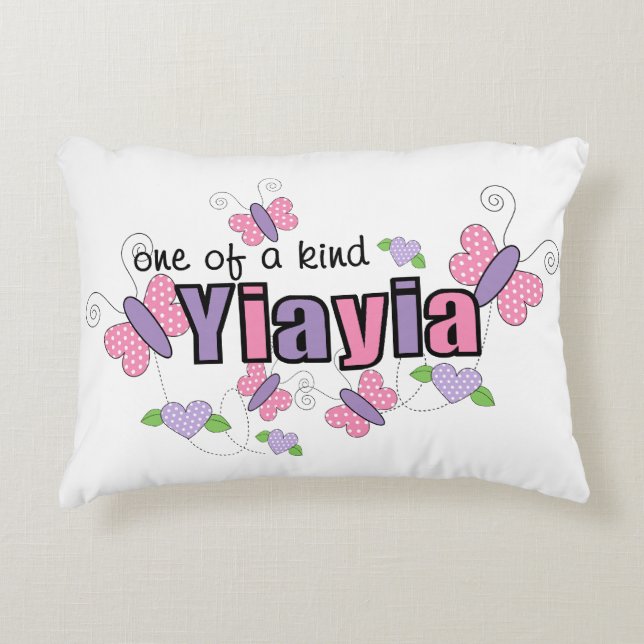 One Of A Kind YiaYia Decorative Cushion (Front)