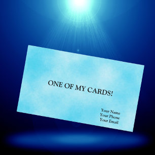 "One Of My Cards" Funny Joke Business Card