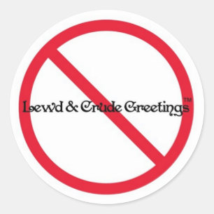 One Of Our Original Logos Classic Round Sticker