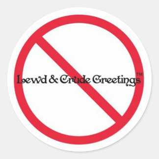 One Of Our Original Logos Classic Round Sticker